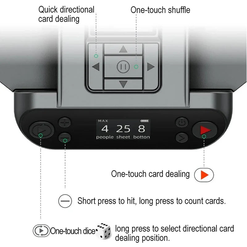ShuffleX™ PRO - The Automatic Card Shuffler & Dealer
